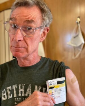 Bill Nye Instagram - I got a flu shot. Protects me. Protects you from me. Please get one, too!