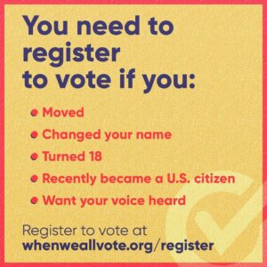 Bill Nye Instagram - When we all vote, our democracy begins to reflect our communities and values. So, please... consider the following: make your voting plans ASAP, if you’re registered, tell 5 friends to do the same, and of course wear a mask! @whenweallvote