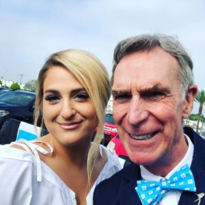 Bill Nye Instagram - With my pal Meghan T. at We Day. Let's change the world!
