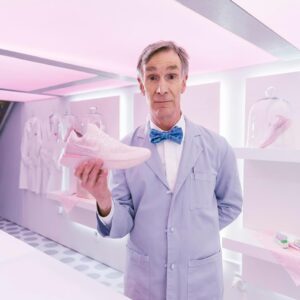 Bill Nye Instagram - Nothing beats the chemistry between me and my #nikereact. Check out The Dispensary at 548 Richmond Street West, now open to catch your runner’s high. @niketoronto