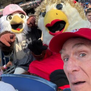 Bill Nye Instagram - Happy Mother’s Day from Nats Park with my friends Screech and Mama Screech ⚾️