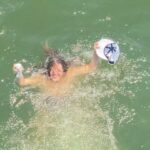 Billie Lourd Instagram - 🇺🇸4️⃣🇺🇸She swallowed more lake water than beer but #shedidityall #lakelife #mercuh #backwardscap #michelobultra #happy4th