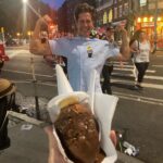 Billie Lourd Instagram - 🌃🍎🌃 a #littlebaby and a #biggayicecream in the #bigapple #littletoes on #littleisland oh and some #tRuFfLeMaC for good measure #wowilovemyfamilysomuch ❤️ Little Island