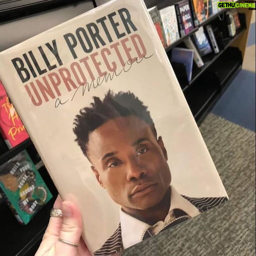 Billy Porter Instagram - It’s #LibraryShelfieDay! You know what I’m reaching for! #Unprotected #Memoir 📚
