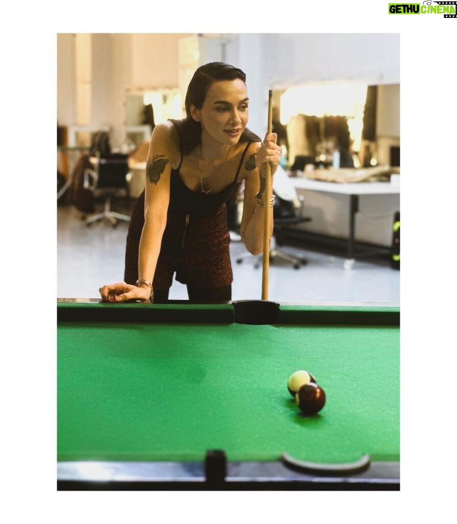 Birce Akalay Instagram - ________ I love billiards, cheesecake and Joey. & I've saved a bunch of happy women and Danny Brillant for last.