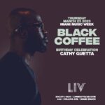 Black Coffee Instagram - Miami! Let’s do this…⏳🌴 #MiamiMusicWeek Miami, Florida