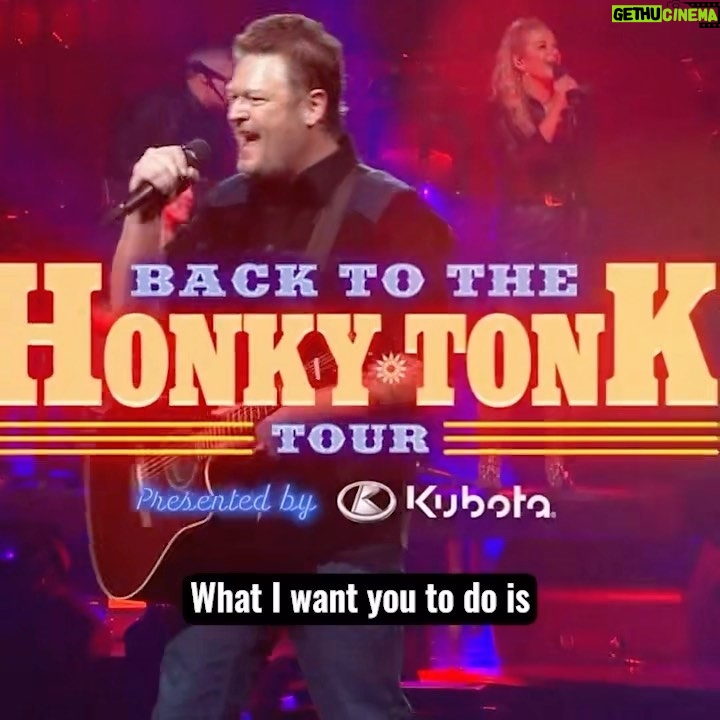 Blake Shelton Instagram - Starting 10/25 get a pre-sale code for tickets to see @BlakeShelton. His 'Back to the Honky Tonk Tour' is hitting the road in 2024, and starting October 25th, play your favorite Blake Shelton song via the app at participating locations to receive that pre-sale code.
