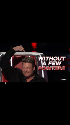 Blake Shelton Instagram - just a few pointers ☝️ The Voice returns March 6 on @nbc and streaming on @peacocktv