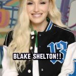 Blake Shelton Instagram - here’s the situation: i’m debuting Purple Irises with @blakeshelton LIVE at #tiktoktailgate on Feb 11th for @nfl ‘s Super Bowl LVIII !! 🪻🎉🏈 don’t miss it, only on @tiktok :) gx
