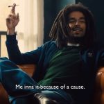 Bob Marley Instagram - “Me inna it because of a cause.” Some just don’t overstand 🤨😂😂☝🏾 #bobmarley @onelovemovie Bob Marley (Kingsley Ben-Adir) Neville Garrick (@thedonshepherd) Chris Blackwell (@jginorton) Label exec (@mgandolfini) #bobmarleymovie #onelovemovie #onelove #exodus