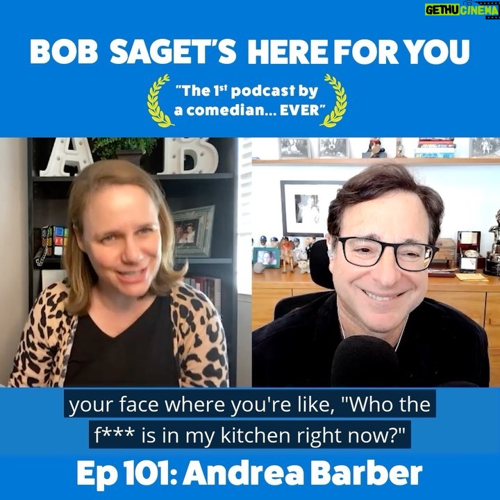 Bob Saget Instagram - IT’S KIMMY GIBBLER DAY! TODAY’s NEW EPISODE is with my friend @andreabarber - Titled: “Andrea Barber Explains the Journey of Her Life and Career: From Prune Commercials to 'Full House' & 'Fuller House', to Her Upcoming Role on Nickelodeon’s ‘That Girl Lay Lay.’” SUBSCRIBE & LISTEN: apple.co/bobsaget @ApplePodcasts @applemusic @itunes @apple @studio71us @studio71uk @studio71official @studio71it @studio71fr #comedypodcast #podcastinterview