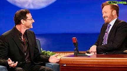 Bob Saget Instagram - Huge congrats to Conan O’Brien @teamcoco !! Conan O’Brien is always so funny, so kind, and so beyond brilliant to share time with. Maybe that’s because he’s so funny, so kind, and so brilliant. And he’s just getting started!