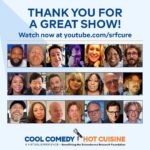 Bob Saget Instagram - If you missed our LIVE STREAMING #CoolComedyHotCuisine2021 Event, it is now on @srfcure @youtube at: youtube.com/srfcure and we've extended our matching gift challenge until Midnight Eastern/9 PM Pacific! Donate now at: bit.ly/cchc-match And THANK YOU so much for your kind, funny and poignant appearances for our show…. @anthonyanderson @wilfredburr @countingcrows @actualbenfolds @nikkiglaser @whoopigoldberg @joshgroban @morereginahall @kenjeong @jimmykimmel @heidiklum #LoniLove @howiemandel @marcmaron @joelmchale @comediennemspat @therealjeffreyross @johnrzeznikggd @jaketapper @susanfeniger You’ve helped us raise more than $700,000 so far for #SclerodermaResearch and you can still have donations doubled if you go to our link NOW! So appreciative as are the patients of this disease we need to put an end to. Thank you.