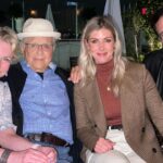 Bob Saget Instagram - What a lovely dinner last night my wife Kelly and I had with Norman and Lyn Lear. With their grandson, the brilliant Daniel LaPook, who was kind enough to take this picture. Lotsa laughs and love during a rare LA thunderstorm. Oh, and we had food too.