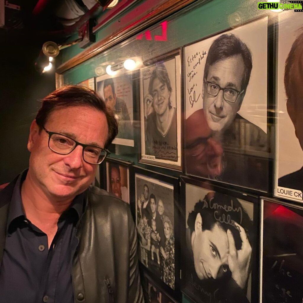 Bob Saget Instagram - Enjoyed very much getting onstage tonight @comedycellarusa - So great to hear laughs there again. Comedy Cellar