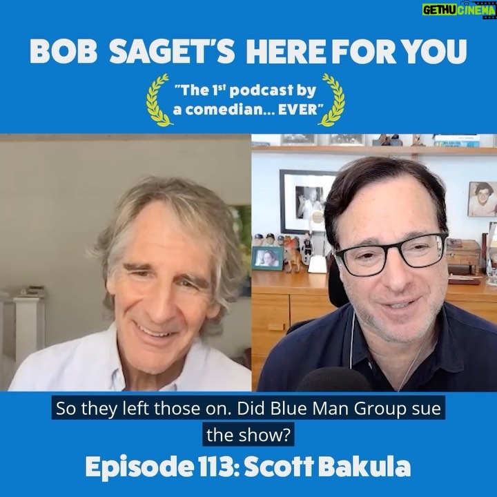 Bob Saget Instagram - Today’s fun NEW Podcast is with my friend @scottbakula -Titled: “Scott Bakula Shares Stories From Coming Up in the New York Theatre to Quantum Leaping to being a Star Trek Captain to NCIS’ing.” Subscribe & Listen: apple.co/BobSaget @ApplePodcasts @apple @itunes @applemusic @studio71us @studio71uk @studio71official @studio71it #comedypodcast #podcastinterview