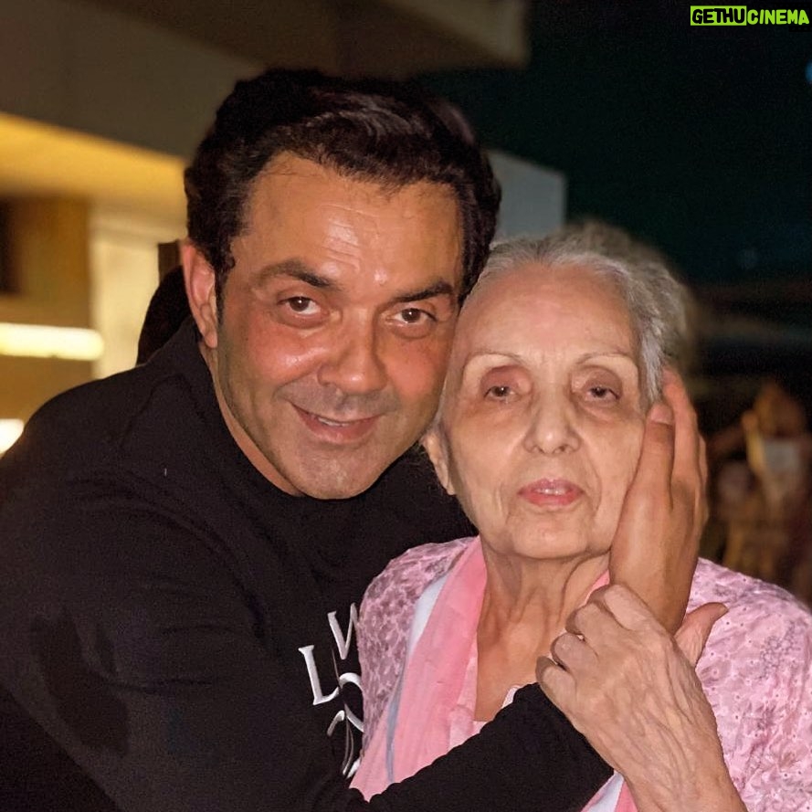 Bobby Deol Instagram - Mom! A part of me will always be missing, it will always belong to you❤️ Happy Birthday Mom!! Love you the most ❤️❤️❤️❤️❤️❤️