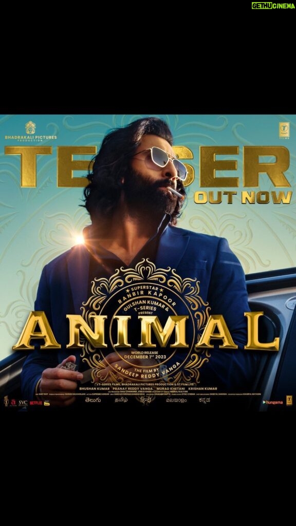 Bobby Deol Instagram - The Animal Kannada Teaser is Here 🔥 #AnimalTeaser #Animal #AnimalTheFilm #AnimalOn1stDec @anilskapoor #RanbirKapoor @rashmika_mandanna @iambobbydeol @tripti_dimri @sandeepreddy.vanga #BhushanKumar @pranayreddyvanga @muradkhetani #KrishanKumar @anilandbhanu @cowvala @tseriesfilms #BhadrakaliPictures @cine1studios @tseries.official @shivchanana @neerajkalyan24 @master_supremesundar @suresh.selvarajan @prithiveeraj