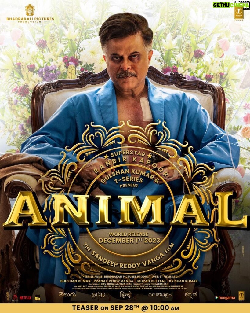 Bobby Deol Instagram - Anil Kapoor as Balbir Singh! #Animal #AnimalTeaserOn28thSept #AnimalTheFilm #AnimalOn1stDec @AnimalTheFilm @anilskapoor #RanbirKapoor @rashmika_mandanna @tripti_dimri @sandeepreddy.vanga #BhushanKumar @pranayreddyvanga @muradkhetani #KrishanKumar @anilandbhanu @cowvala @tseriesfilms #BhadrakaliPictures @cine1studios @tseries.official @shivchanana @neerajkalyan24 @master_supremesundar @suresh.selvarajan @amitroy1973