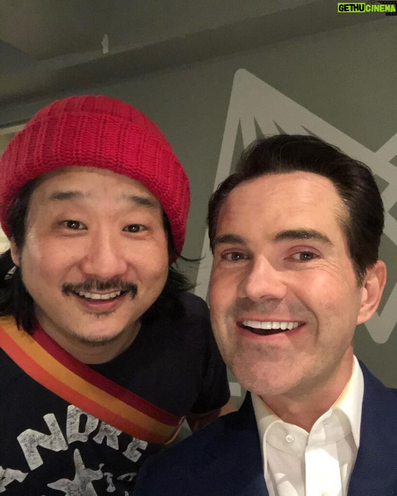 Bobby Lee Instagram - Hosting at Montreal and this European Fuck Machine did a guest spot. @jimmycarr @justforlaughs