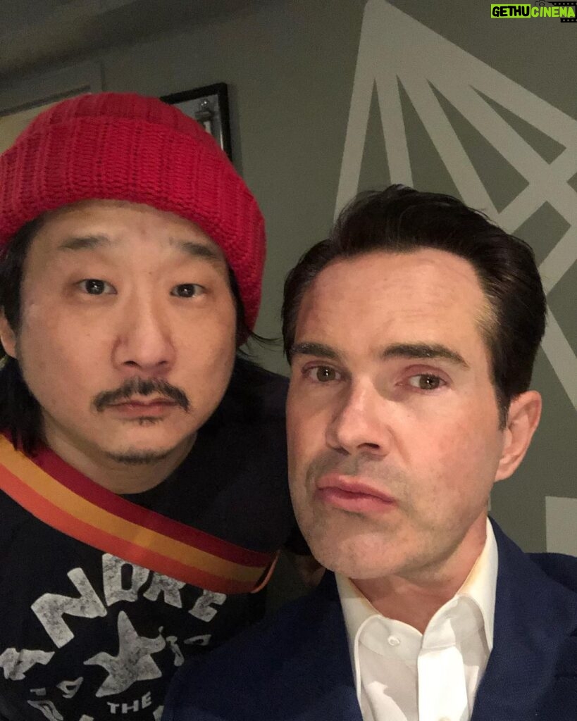 Bobby Lee Instagram - Hosting at Montreal and this European Fuck Machine did a guest spot. @jimmycarr @justforlaughs