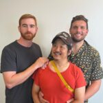 Bobby Lee Instagram - Pol pot boys @cheetosantino @chrisdcomedy Staten Island, New York