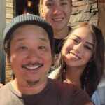 Bobby Lee Instagram - Amazing show at the @hollywoodimprov last night. My friend @ambermidthunder came and you have to watch her on @rezdogsfx and she kills it in the movie Prey on Hulu. The hunk behind us is @riverfromthe6 He’s basically the native Chris Hemsworth.