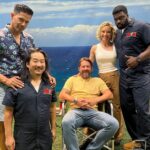 Bobby Lee Instagram - They are so happy to see me again. @magnumpi @jayhernandez001 @perdita_weeks_ @stephenhillacts @zachknighton @mrgenehong