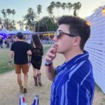 Bradley Steven Perry Instagram – one for me, one for you @tickpick Stagecoach Festival