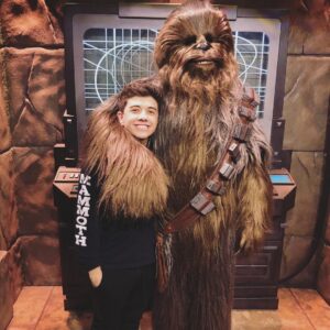 Bradley Steven Perry Instagram - What’s crazy is we’re actually both 6’6” @disneyland #getmorehappy