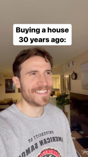 Brandon Calvillo Instagram - Buying a house 30 years ago vs today