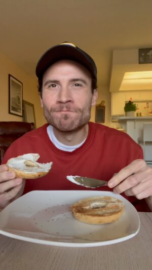 Brandon Calvillo Instagram - Breakfast was weird this morning @jillzfoodz___