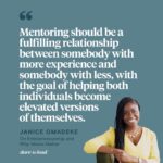 Brené Brown Instagram - When I crossed paths with @janiceomadeke earlier this year at Capital Factory—an accelerator and incubator firm in Austin—I knew in a split second that I wanted her to be a guest on “Dare to Lead.” And, as you’ll hear Janice say in the episode that dropped today, those moments when we listen to our bodies and intuition can be the moments that change our lives. A quick word about Janice: She grew up in the D.C. area, the proud daughter of immigrants, and found her love of graphic design, coding, and problem-solving fairly early in life (h/t to her dad, the Backstreet Boys, and a copy of “HTML for Dummies”). She pursued those passions through her studies and into her early career in corporate America. But, in true entrepreneurial/start-up spirit, she soon got sparked by a facet of workplace culture in need of improvement: mentoring. I’m skimming over many years of hard work and smart decision-making here, but eventually Janice founded and grew The Mentor Method, a sort of eHarmony-like platform that smartly pairs mentors and mentees in ways that help companies develop their talent pools and increase employee engagement. Earlier this year, The Mentor Method was acquired by The Cru, a Black women–led national women’s training organization, making Janice, now an Austin resident, the first Black woman in the city’s history to pull off a venture-backed tech exit. Janice’s combo of intellect and humility—understanding what we do well, where we need to grow, and being unafraid to ask for help along the way—is deeply inspiring. And since I’ve given a shout-out to Janice’s dad here, I’d be remiss not to mention her mom as well. Janice credits her as the muse of The Mentor Method. This is a story about work, determination, and love. I hope you’ll check out today’s #DaretoLead at the link in bio. It’s a masterclass on walking through this world with an immense amount of grace and courage.