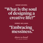 Brené Brown Instagram - An unbelievable conversation with one of my very favorite people: @debbiemillman. We talk about everything from worthiness and readiness to design and the best Barbra Streisand story ever.