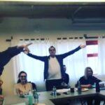 Brenna D'Amico Instagram - Throwback to such a fun moment before our first table read for D3♥️♥️♥️ @disneydescendants
