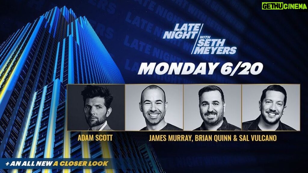 Brian Quinn Instagram - Tonight we’re on @latenightseth telling stories and having a blast. Join us, won’t you? Shan’t you?