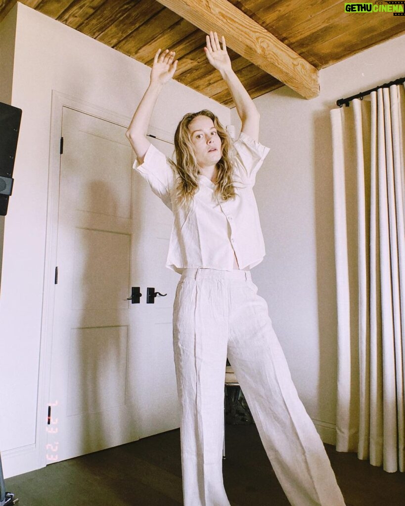 Brie Larson Instagram - a delicate balancing act