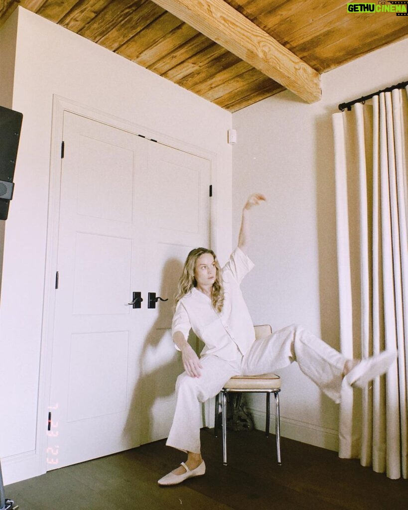 Brie Larson Instagram - a delicate balancing act