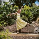 Brie Larson Instagram – Sometimes you gotta change your fantasy and dance in the backyard.