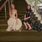 Brie Larson Instagram - Still marveling at the attendees of the #GoldGala And super proud to present Iman Vellani with @goldhouseco’s New Gold award alongside @sanaamanat622 ⭐️💛⭐️