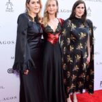 Brie Larson Instagram - @rodarte has my heart ❤️🖤 Honored to present @kateandlauramulleavy the award for Designers of the Year at the #FLAs Glam: @samanthamcmillen_stylist @brycescarlett @yukari.makeup @melanie.bauer.style