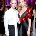 Brie Larson Instagram - @rodarte has my heart ❤️🖤 Honored to present @kateandlauramulleavy the award for Designers of the Year at the #FLAs Glam: @samanthamcmillen_stylist @brycescarlett @yukari.makeup @melanie.bauer.style