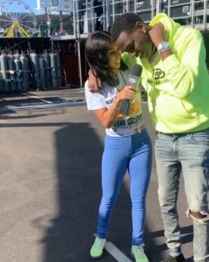Brittany Renner Instagram - Thank you @rollingloud for allowing me to create unforgettable memories! I AM A PROUD FAN of these artists and felt like a kid in a candy store being able to interview them 😩😩😩😍😍😍 There is no music festival in the world like this. If you haven’t been to @rollingloud yet, what in the actual fuck are you waiting for...😂 Special thanks to everyone who took the time to stop by!!!!!! You’re the shit @tariqcherif and a true visionary ✔️
