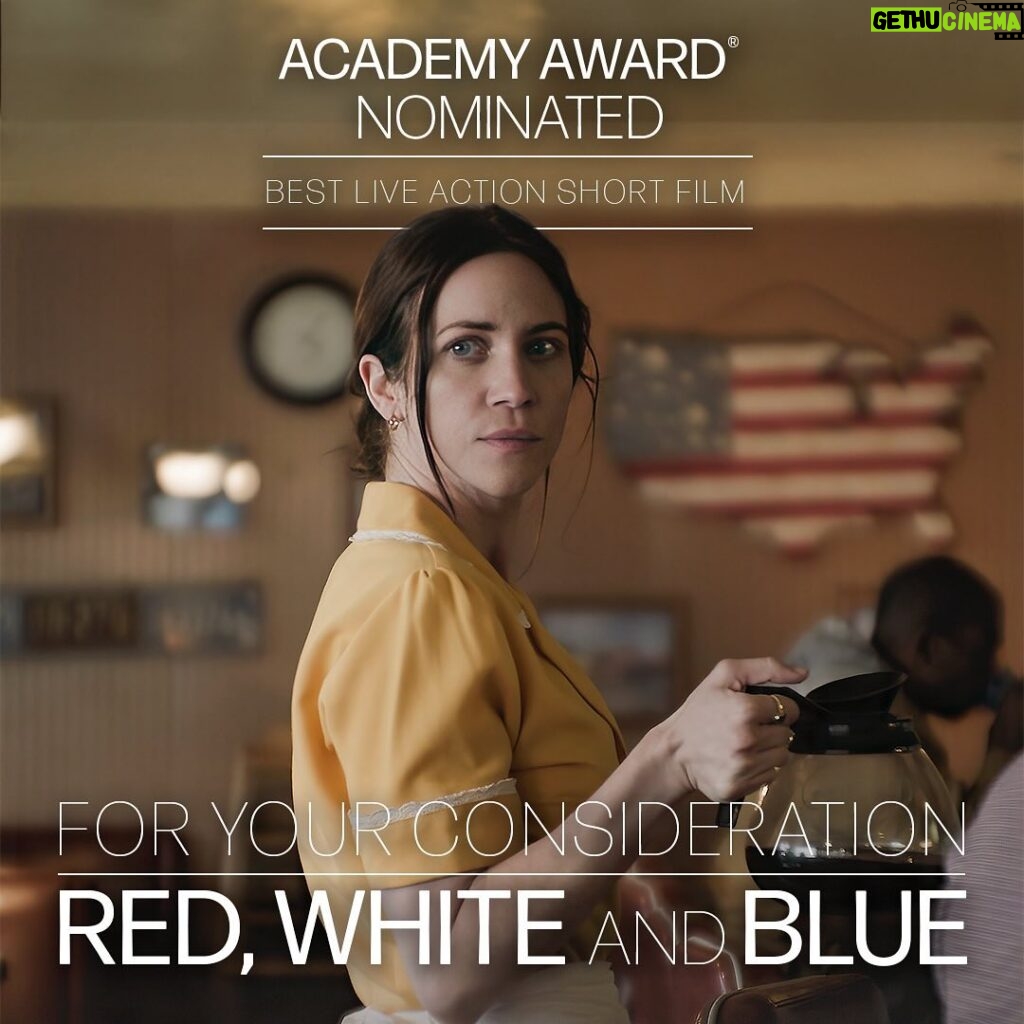 Brittany Snow Instagram - WE ARE HEADING TO THE 96TH ACADEMY AWARDS!! We are honored the Academy has chosen to recognize RED, WHITE AND BLUE and want to congratulate our fellow nominees! “We are still reeling from the news of our Oscar nomination but I am so utterly thrilled for our cast and crew and for everyone who championed us and our story. It’s a bittersweet feeling to be celebrating this nomination when we know so many people are dealing with the repercussions of the Supreme Court’s decision to reverse Roe v Wade but this recognition from the @theacademy hopefully makes them and us all feel seen and heard. Thank you to all the Academy members who voted for us and thank you to the Academy staff who work so hard on behalf of all the filmmakers.” ~ Nazrin Choudhury, Writer/Director/Producer “I can’t begin to describe how it feels to see RED, WHITE AND BLUE nominated. I want to thank Nazrin for inviting me to collaborate on this project that means so much to me and thank you to everyone who has helped me along the way. I’m Australian-born but America is my home now and telling this story about a global and domestic issue has been the highlight of my career. Our film raises some tough issues and highlights the importance of everyone’s right to access healthcare, and our right to bodily autonomy but always in a non-didactic way. Thank you to the Academy members for recognizing this.” ~ Sara McFarlane, Producer To all our followers: We have felt so much love from you. We want you to know that we felt you there with us in spirit as we learned the news in real time. RED, WHITE AND BLUE will become available again for more audiences to find and discover our film and our story. Please continue to watch this space for more information coming your way hopefully very soon! Finally, a huge thank you to another member of our elephant herd: Catherine Lyn Scott and everyone at @londonflairpr. 🐘❤🤍💙🐘 #FYC #oscar #oscars #academy award #academyawards #oscarnoms #movies #film #awardseason #foryourconsideration #redwhiteandbluefilm #liveactionshortfilm #shortfilm