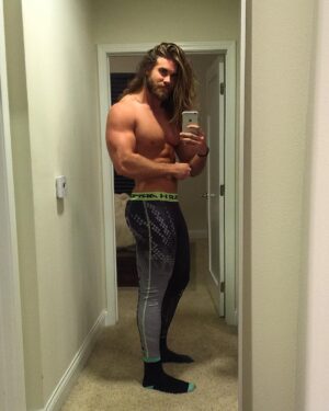Brock O'Hurn Instagram - I feel like I'm going to lose a bet to one of my friends and have to run down Hollywood Blvd in these for the sole fact that I own a pair.. lol

#YogaPantsForDudes? haha #PS #DontMindMyMissMatchingSocks #ThatsHowIRollOnTuesdays 🤓