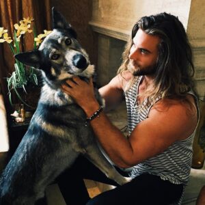 Brock O'Hurn Instagram - When your best friend is 80% wolf 🐺 
I am the biggest lover of animals and this guy is amazing 🙌🏼