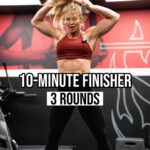 Brooke Ence Instagram - Try this quick leg day finisher and fair warning…it is spicy 🌶️ 3 Rounds 30 KB Swings 20 Goblet Squats 10 Burpees My 8-Week Summer Show Down is closing this weekend! Come train with me inside @nakedprogram and let’s get ready for summer together. I’ve got a trip for 2 to Zion National Park, Hexclad pans and knives, Higherdose sauna blankets, and THREE garage gym packages all up for grabs 🙌 Link in bio to join