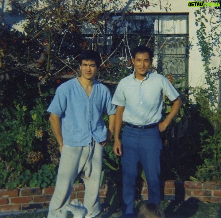 Bruce Lee Instagram - Bruce and Ted Wong.