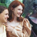 Bryce Dallas Howard Instagram - Filmmaking may be my soulmate but theatre will always be my first love ❤️ Happy #WorldTheatreDay! Tag me in your favorite theatre-kid photo and I’ll post to my story:)⁣⁣⁣ ⁣ 📸: Konnie Kittrell⁣ ⁣⁣⁣ [ID: In full costume, 15-year-old Natalie Portman (left, playing Hermia), BDH (center, playing Helena), and Andrew Miller (right, playing Oberon) take a photo after a winning performance of “A Midsummer Night's Dream” at Stagedoor Manor (if I may say so myself). The fun and magic of putting on a show brings big smiles to their faces. This is one of BDH’s favorite theatre memories.]⁣