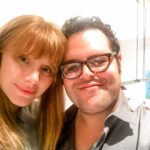 Bryce Dallas Howard Instagram - This guy here turned 42 yesterday — Josh, I love you to bits. We have officially been friends/family for over half our lives 😳⁣❤️❤️❤️⁣⁣ ⁣⁣⁣ [ID: BDH (left) and Josh Gad (right) lean their heads together and smile for a selfie like the best friends that they are]